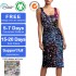 Custom Colorful Sequin Dress Women Sleeveless Midi Bodycon Dress Breathable All-Over Sequin Embroidery Dress for Parties