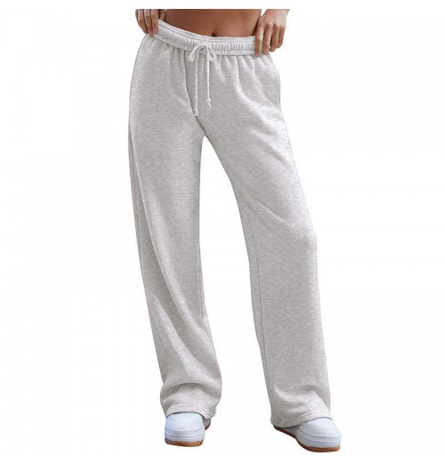 Factory Direct Sale Formal Women's Sweatpants High Waist Wide Leg Pants for Women Wear