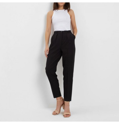 Factory custom-made fashionable casual women's trousers, straight slim trousers with pockets